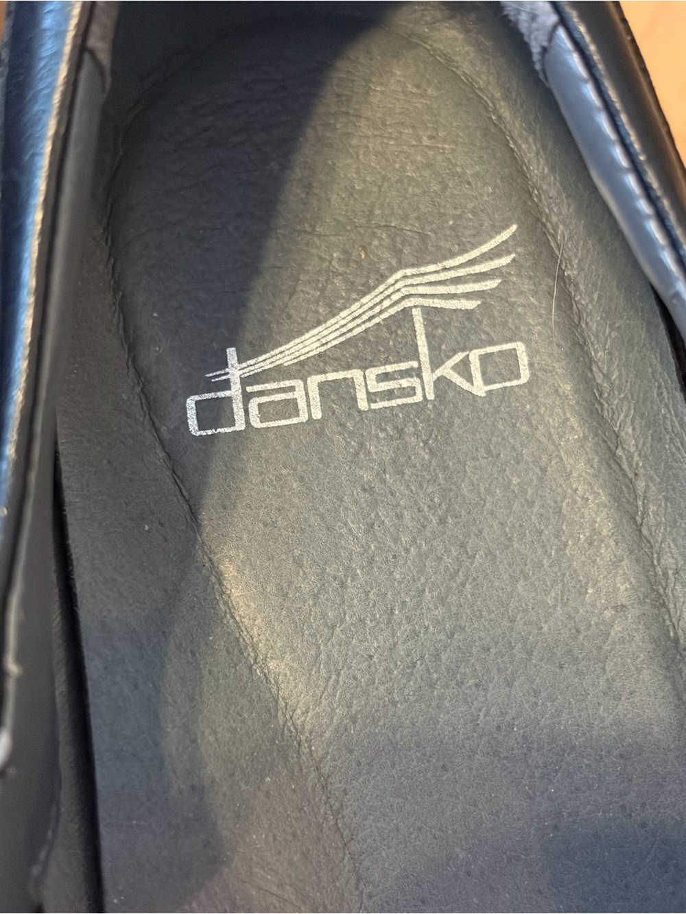 Dansko Fawna Black Leather Mary Jane Comfort Clogs size 36 - Picture 5 of 9